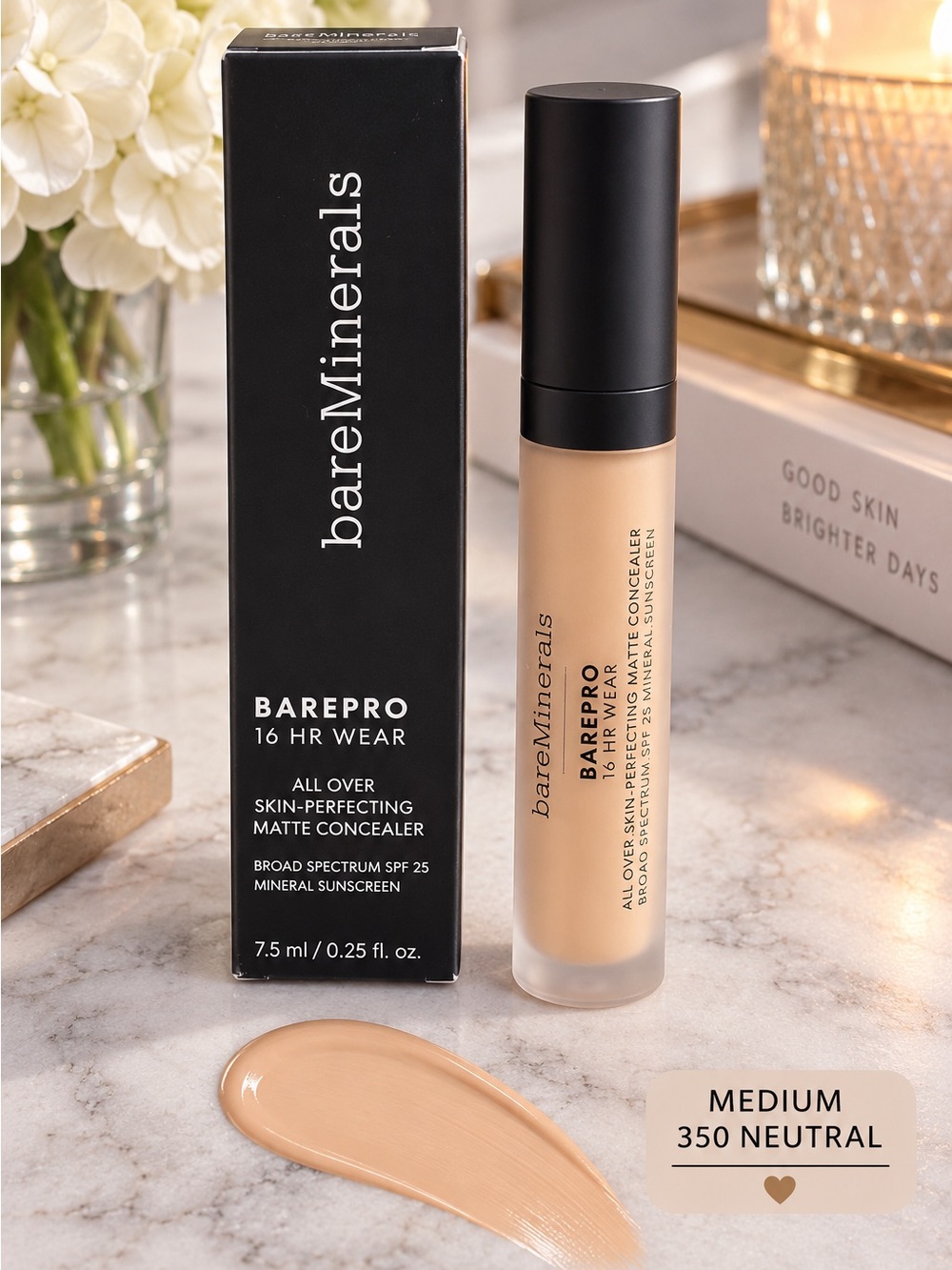 bareMinerals BAREPRO Concealer — Medium 350 Neutral Beige
